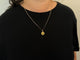 Pendentif Médaille Vierge - Pendentif en or jaune 18 carats 58 Facettes