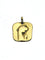 Pendentif Augis - Médaille Vierge en or jaune 18 carats 58 Facettes