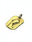 Pendentif Augis - Médaille Vierge en or jaune 18 carats 58 Facettes