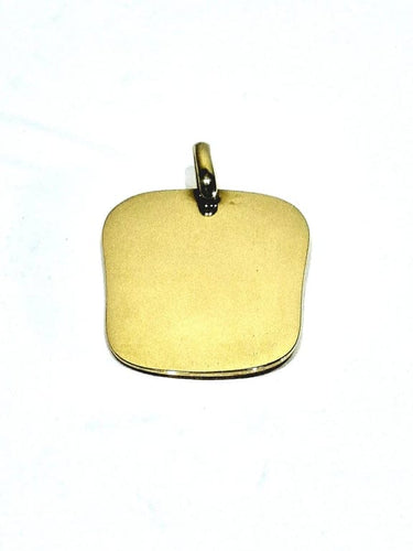 Pendentif Augis - Médaille Vierge en or jaune 18 carats 58 Facettes