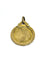 Pendentif Médaille Vierge - Pendentif en or champagne 18 carats 58 Facettes