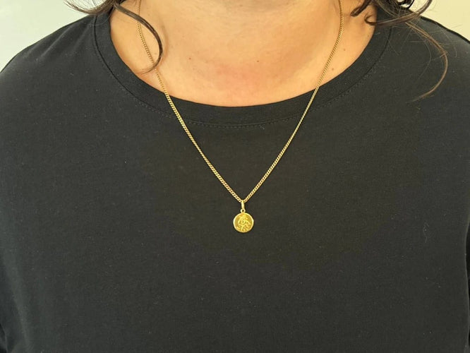Pendentif Médaille Saint-Christophe - Pendentif en or jaune 18 carats 58 Facettes