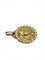 Pendentif Médaille de la Vierge en or champagne 18 carats 58 Facettes