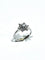 Bague 54 Bague étoile en or blanc 18 carats et diamants taille brillant 58 Facettes