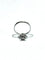 Bague 54 Bague étoile en or blanc 18 carats et diamants taille brillant 58 Facettes