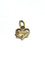 Pendentif Pendentif maison dans un cœur en or rose 18 carats 58 Facettes