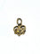 Pendentif Pendentif maison dans un cœur en or rose 18 carats 58 Facettes