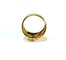 Bague 54 Bague en or jaune 18 carats avec saphir et diamants 58 Facettes