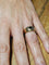 Bague 54 Bague en or jaune 18 carats avec saphir et diamants 58 Facettes
