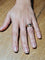 Bague 54 Bague en or jaune 18 carats avec saphir et diamants 58 Facettes
