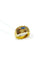 Bague 54 Bague en or jaune 18 carats avec saphir et diamants 58 Facettes