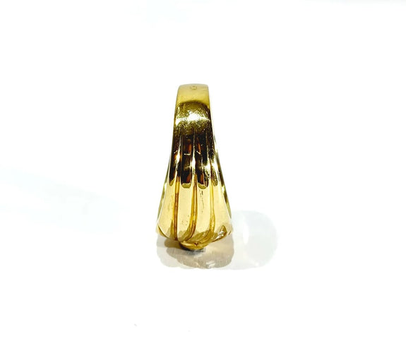 Bague 54 Bague en or jaune 18 carats avec saphir et diamants 58 Facettes