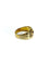 Bague 54 Bague en or jaune 18 carats avec saphir et diamants 58 Facettes