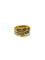 Bague 54 Bague en or jaune 18 carats avec saphir et diamants 58 Facettes