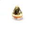 Bague 50.5 Bague en or jaune 18 carats avec perle et corail 58 Facettes