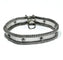 Bracelet Bracelet en or blanc ajouré avec diamants taille brillant 58 Facettes