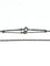 Collier Chaîne forçat en or blanc 18 carats 58 Facettes