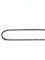 Collier Chaîne forçat en or blanc 18 carats 58 Facettes
