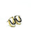 Boucles d'oreilles Boucles d'oreilles en or jaune et blanc 18 carats 58 Facettes