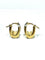Boucles d'oreilles Boucles d'oreilles en or jaune et blanc 18 carats 58 Facettes