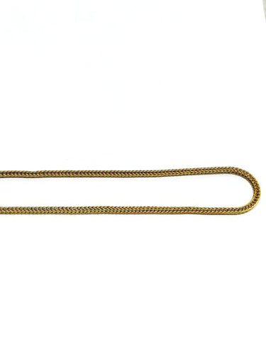 Collier Chaîne maille palmier en or jaune 18 carats 58 Facettes