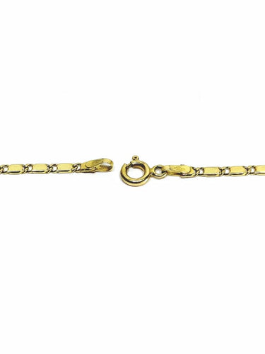 Collier Chaîne - Maille rectangulaire en or jaune 18 carats 58 Facettes