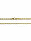 Collier Chaîne - Maille rectangulaire en or jaune 18 carats 58 Facettes