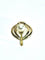 Pendentif Pendentif ajouré en or jaune 18 carats et perle 58 Facettes
