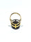 Bague 48 Bague en or champagne 18 carats au grenat 58 Facettes