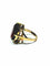 Bague 48 Bague en or champagne 18 carats au grenat 58 Facettes