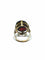 Bague 48 Bague en or champagne 18 carats au grenat 58 Facettes