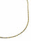 Collier Chaîne maille palmier en or jaune et blanc 18 carats 58 Facettes