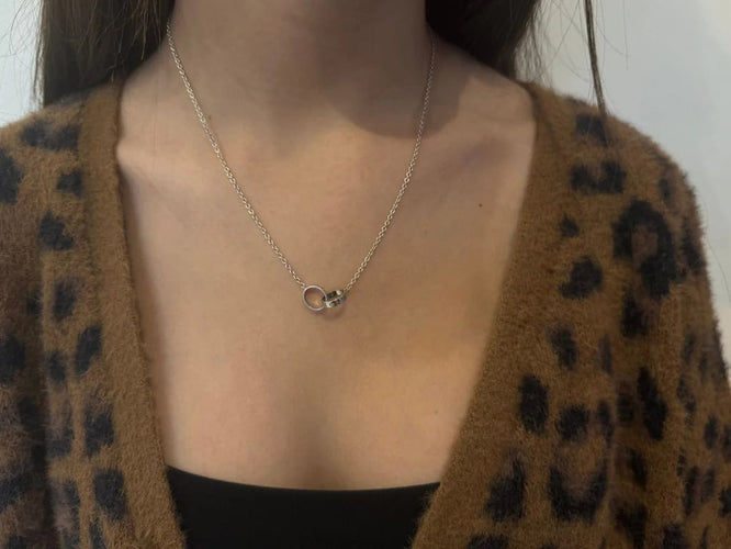 Collier Cartier Love - Collier en or gris 58 Facettes