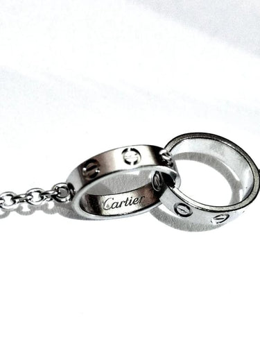Collier Cartier Love - Collier en or gris 58 Facettes