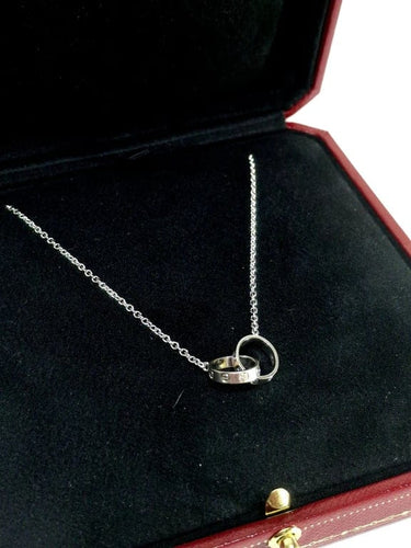 Collier Cartier Love - Collier en or gris 58 Facettes