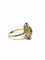 Bague 57 Bague marquise en or jaune avec émeraudes et diamants 58 Facettes