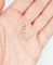 Pendentif Pendentif fer à cheval vintage en or rose 18k et perles 58 Facettes A06445