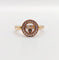 Bague 48 Chopard Happy Diamonds - Bague pavée de diamants en or rose 18k 58 Facettes A06339