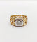 Bague 57 Art nouveau - Bague chevalière en or 18k et platine avec diamant 0,90 ct 58 Facettes A06449