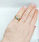 Bague 57 Art nouveau - Bague chevalière en or 18k et platine avec diamant 0,90 ct 58 Facettes A06449