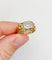 Bague 57 Art nouveau - Bague chevalière en or 18k et platine avec diamant 0,90 ct 58 Facettes A06449