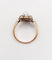 Bague 55 Bague marguerite antique en or rose 18k avec perle et diamants 58 Facettes A06463