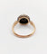 Bague 55 Bague marguerite antique en or rose 18k avec perle et diamants 58 Facettes A06463