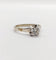 Bague 52 Bague solitaire Art déco en or blanc 18k, platine et diamant 0,43 ct 58 Facettes A06462