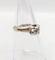 Bague 52 Bague solitaire Art déco en or blanc 18k, platine et diamant 0,43 ct 58 Facettes A06462