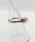 Bague 52 Bague solitaire Art déco en or blanc 18k, platine et diamant 0,43 ct 58 Facettes A06462