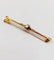 Broche Broche barrette Art déco en or jaune 18k avec pierre rouge 58 Facettes A06478