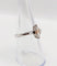 Bague 55 Bague solitaire en or blanc 18k avec diamants taille navette et baguettes 58 Facettes A06479