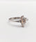 Bague 55 Bague solitaire en or blanc 18k avec diamants taille navette et baguettes 58 Facettes A06479