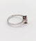 Bague 55 Bague solitaire en or blanc 18k avec diamants taille navette et baguettes 58 Facettes A06479